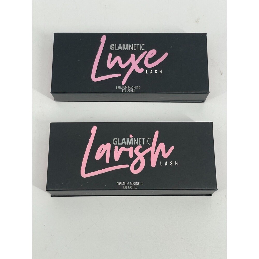 Glamnetic Luxe Lash Premium Magnetic Duo Luxe Eyelashes Set of 2 Magnetic Liner